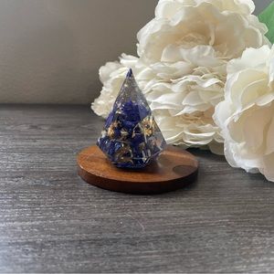 Handmade Floral Resin Diamond Ring Holder